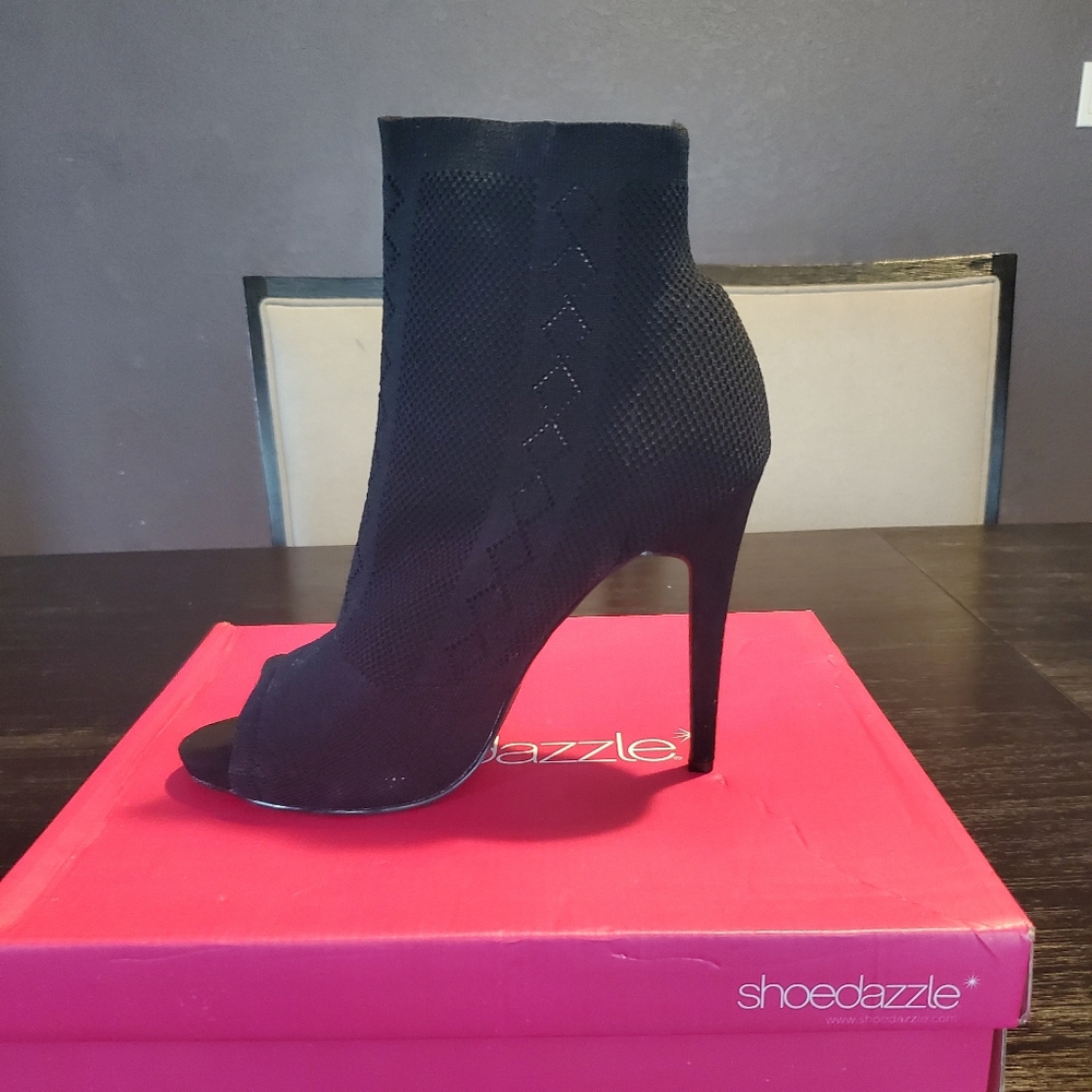 Black ankle booties